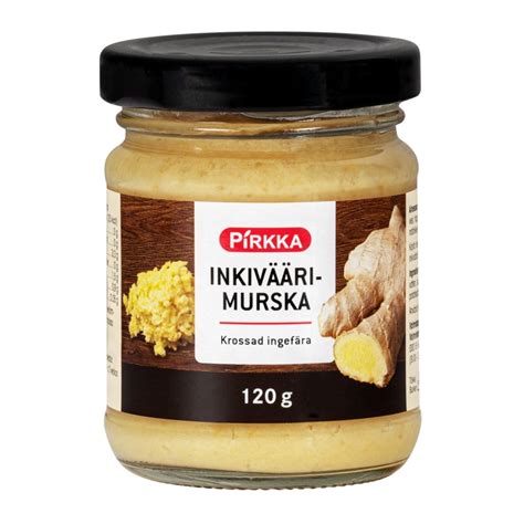 inkiväärimurska|Pirkka inkiväärimurska 120g 